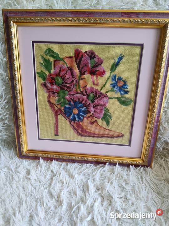 Obrazek wyszywany sprzedam