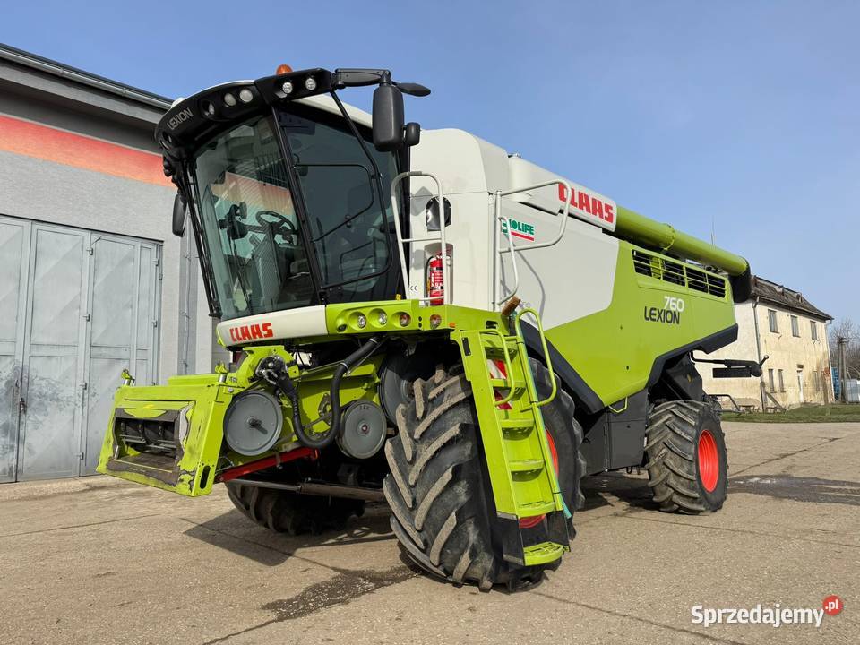 KOMBAJN CLAAS LEXION 760 Z HEDEREM VARIO nieuszkodzony sprzedam
