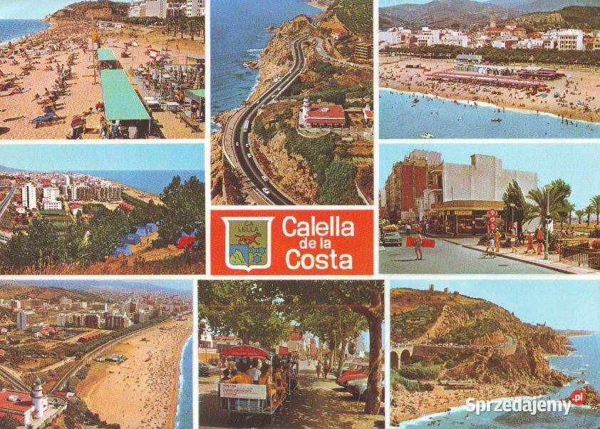 K Poczt Hiszpania Calella de Mar widoki 1933 Pocztówki i karty telefoniczne Gliwice