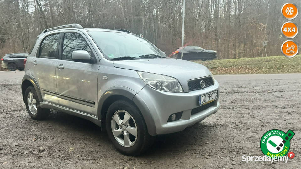 Daihatsu Terios 15vvti 4x4 awd klima ładny stan Gdańsk sprzedam