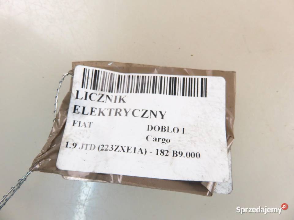 LICZNIK FIAT DOBLO I Cargo 19 JTD 100 182 B9000