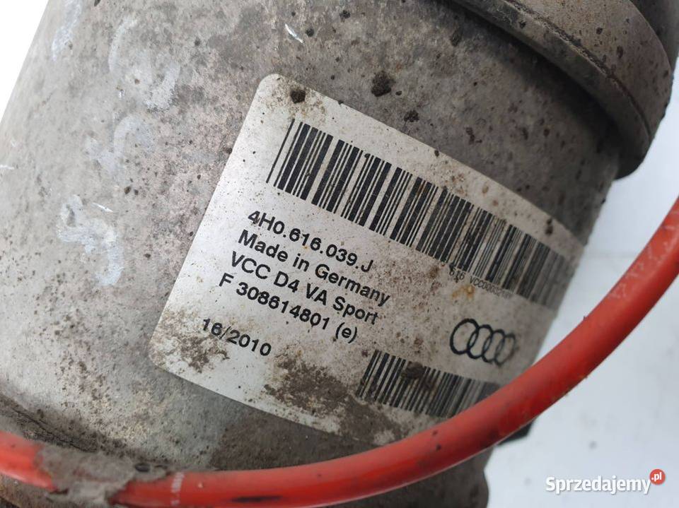 AMORTYZATOR LEWY PRZÓD AUDI A8 D4 4H0616039J Pozostałe