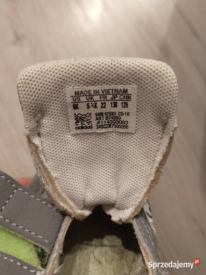Buty dwie pary Adidas 22 Nike 23 15cm Legnica
