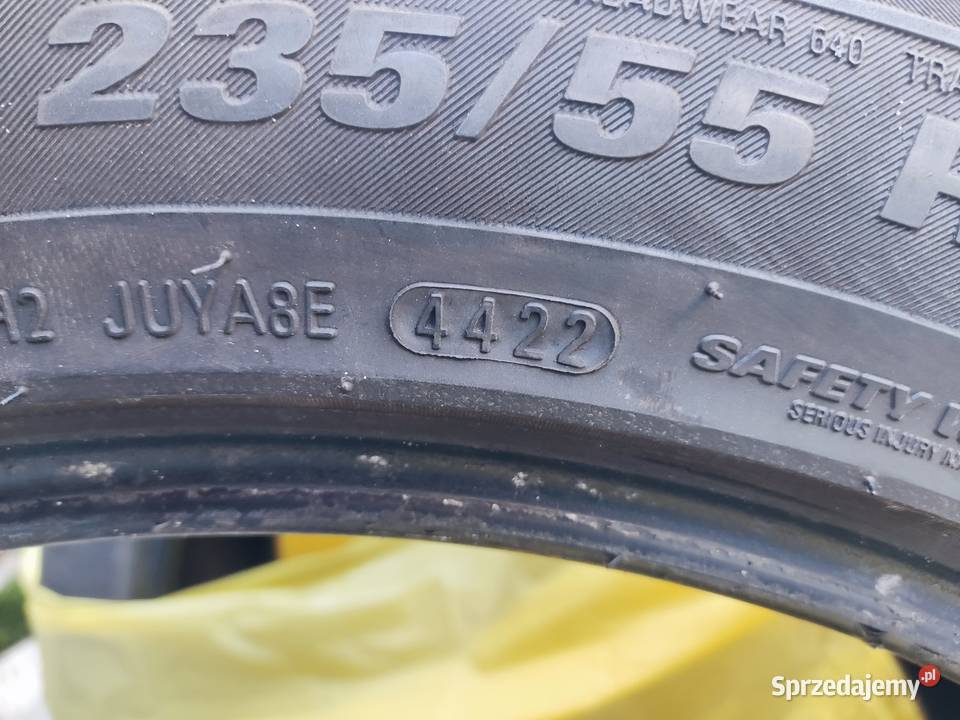 Opony letnie KUMHO 2355520 DOT4422 komplet Nowe Gizewo sprzedam