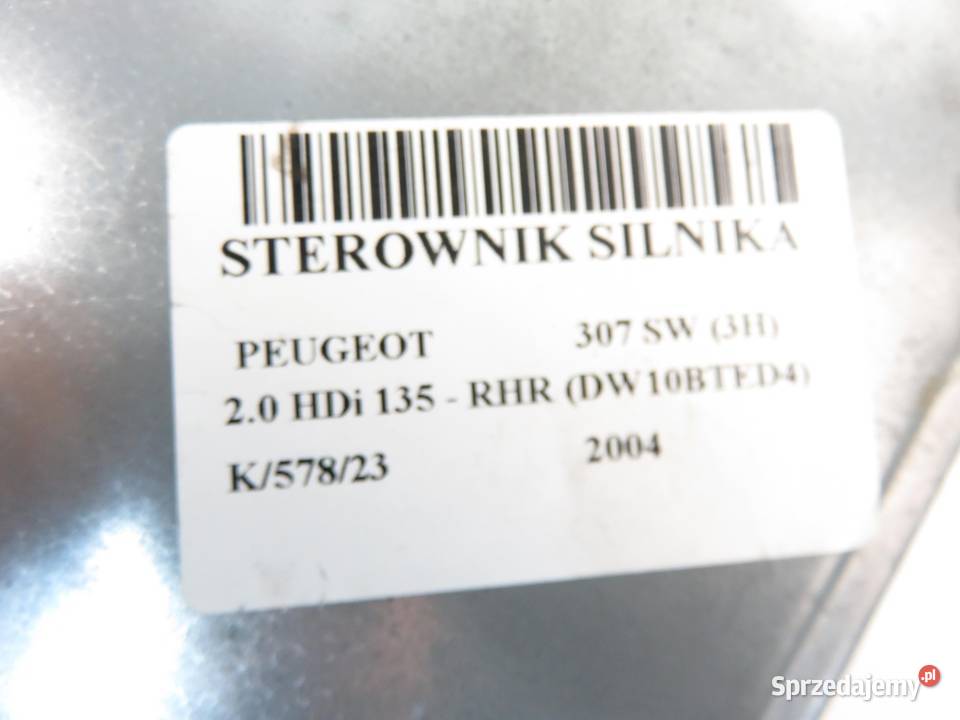 STEROWNIK PEUGEOT 307 SW 20 HDi 9656061180
