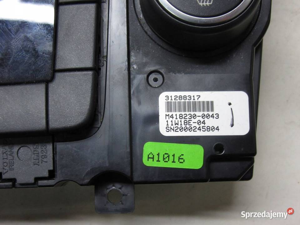 PANEL KLIMATYZACJI Volvo S60 II V60 I Nawiewu osobowe lubelskie Chełm