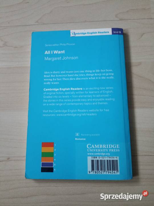 Margaret Johnson All I Want wyd Cambridge