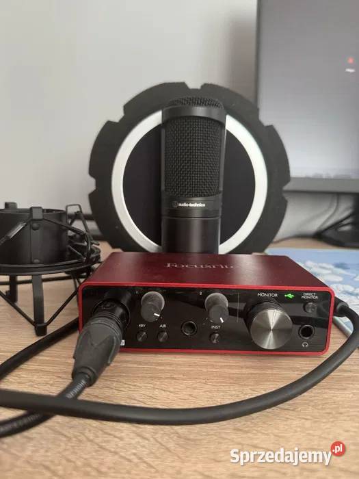 AudioTechnica AT2020 Focusrite Scarlett Solo 3rd Audio Kozienice
