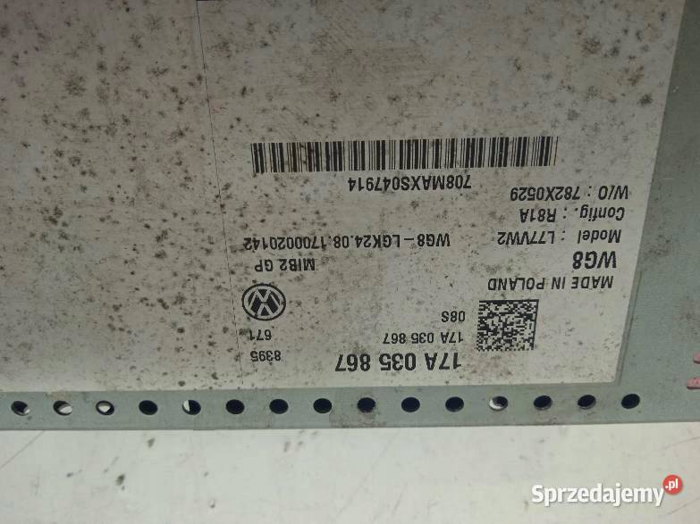 RADIO EUROPA 17A035867 VW Volkswagen Polo VI