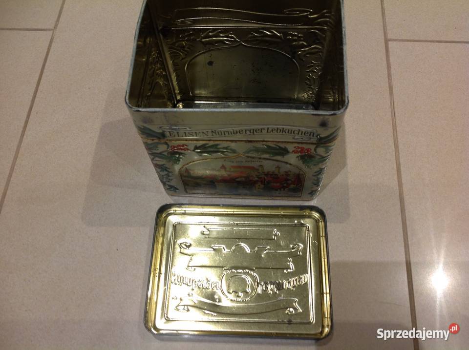 Stara Puszka Metalowa Herbatnikach Ferdinand Pozostałe Nowa Sól