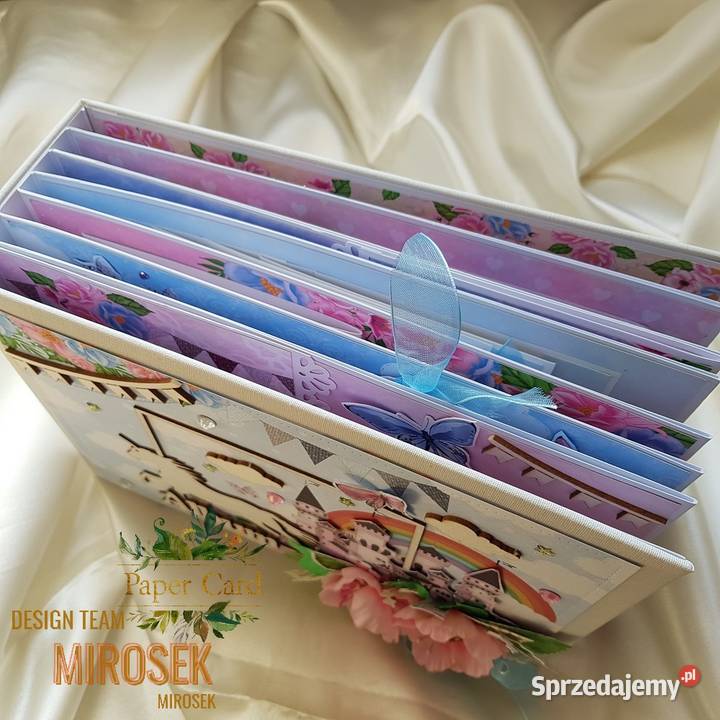 Album na zdjęcia bajkowy jednorożec wróżka tęcza