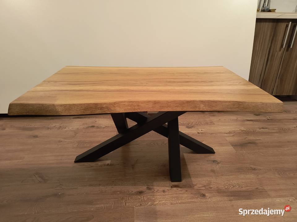 Stolik kawowy dębowy loft 70cm pomorskie Chojnice