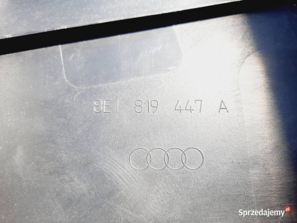 Audi A4 B6 B7 osłona pokrywa filtra kabinowego Rok produkcji 2004
