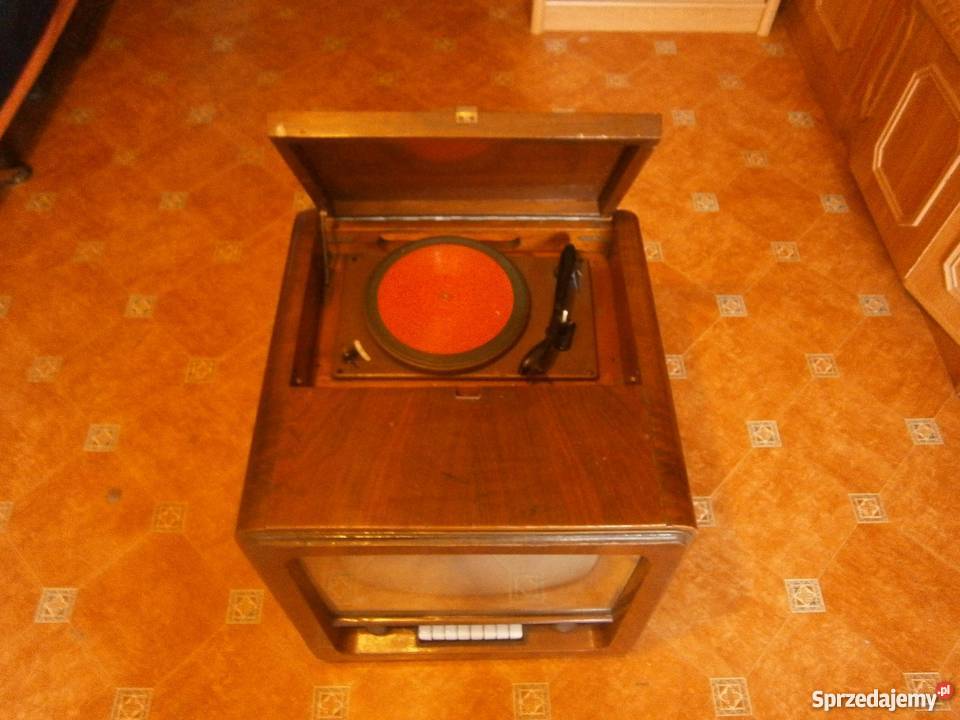 Telewizor 1951 roku z radiem i adapterem ZSRR dolnośląskie Wałbrzych
