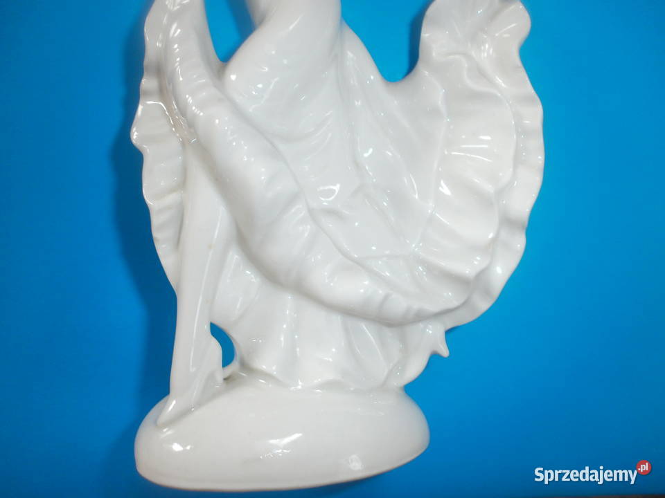 śliczna figurka porcelana 16 biały Dom i Ogród Zielona Góra sprzedam