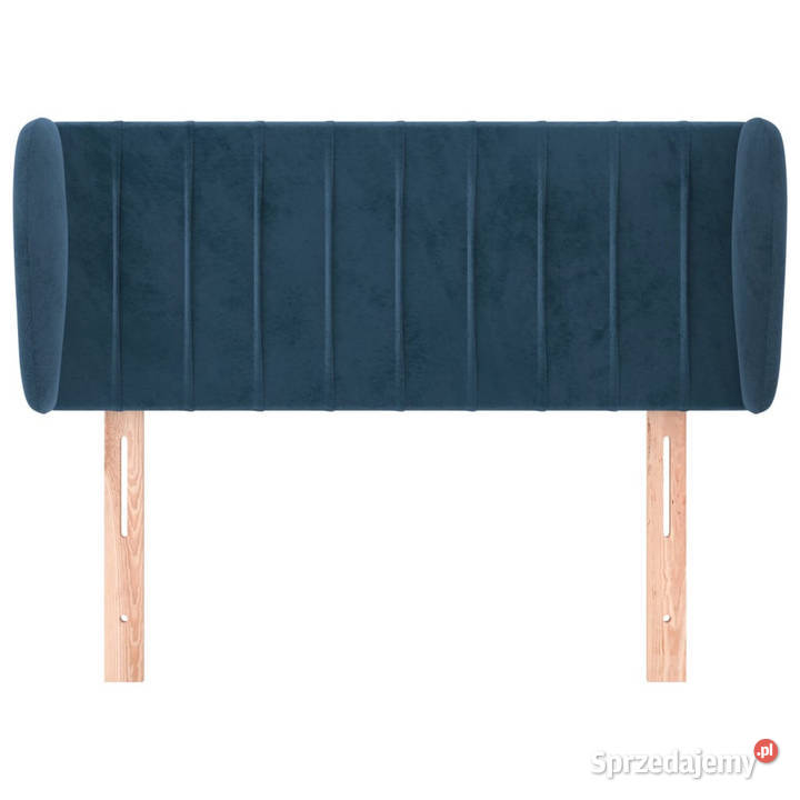 Zagłówek uszak ciemnoniebieski 93x23x7888 mazowieckie sprzedam