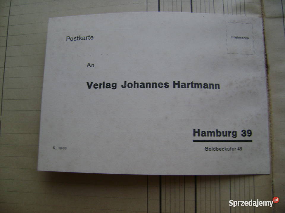 Starocie z PRL Książka handlowa niemiecka z Antykwariat pomorskie