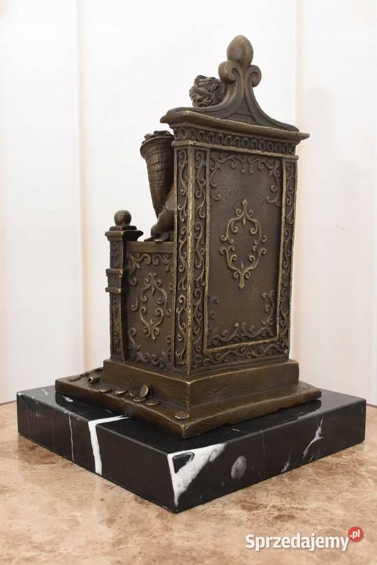 Fortuna Na Tronie Bogini Bogactwa Figura z Brązu Kraków sprzedam