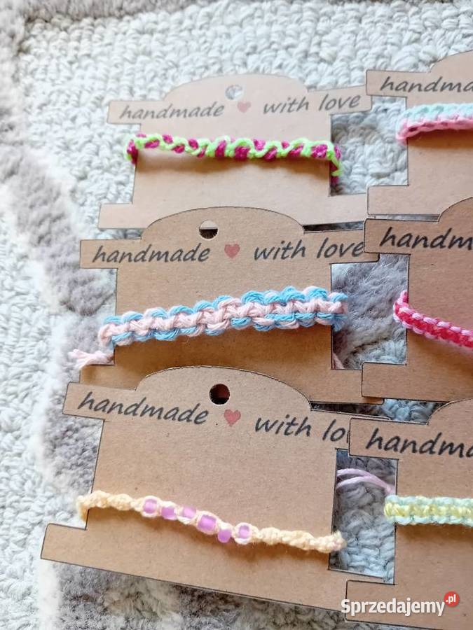 Bransoletki z muliny handmade łódzkie Sieradz