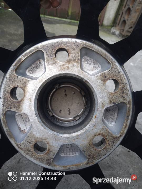 Sprzedam felgi r21 5x112 et25 9 5j aluminiowe Opatówek