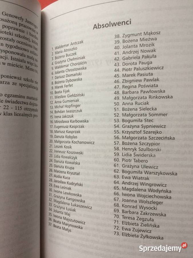 883 25 lecie VIII Liceum Ogólnokształcącego Szczecin sprzedam