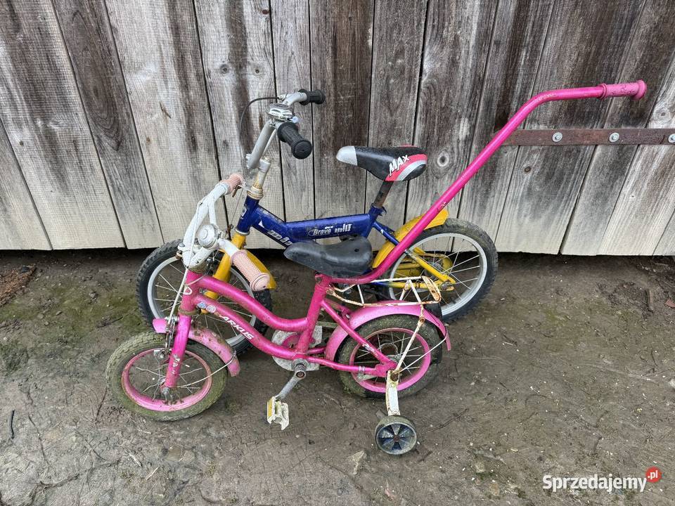 Rower dziecięce 2 sztuki podkarpackie Nienadowa