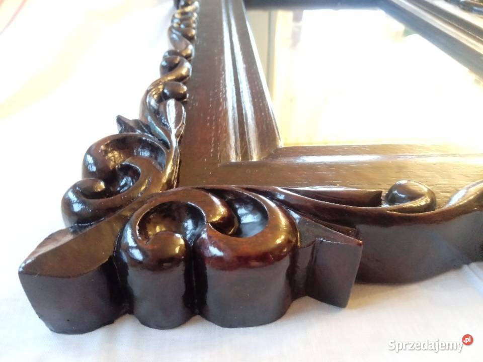 lustro rzeźbiona rama mazowieckie sprzedam