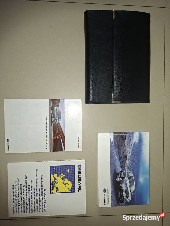 SUBARU FORESTER SG Oryginalna instrukcja obsługi Pozostałe Gdańsk