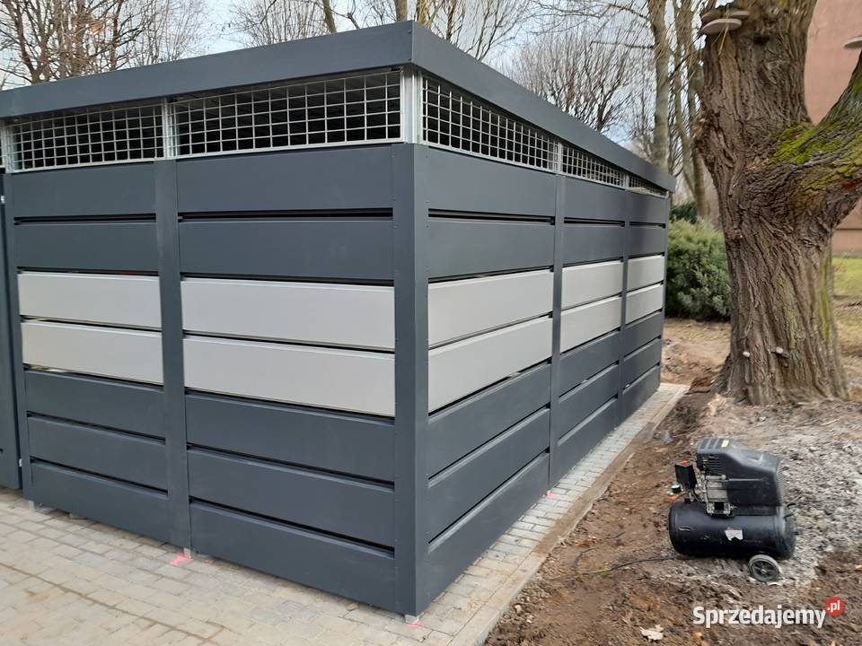 Osiedlowa wiata śmietnikowa