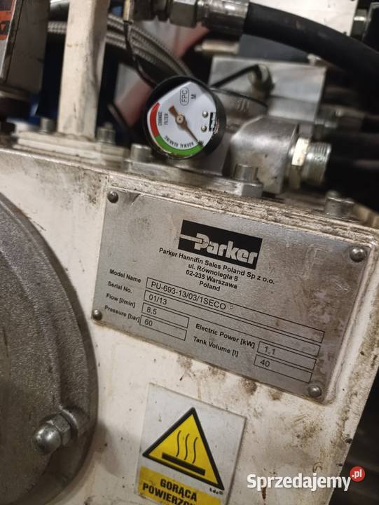 Agregat hydrauliczny Parker sprzedam