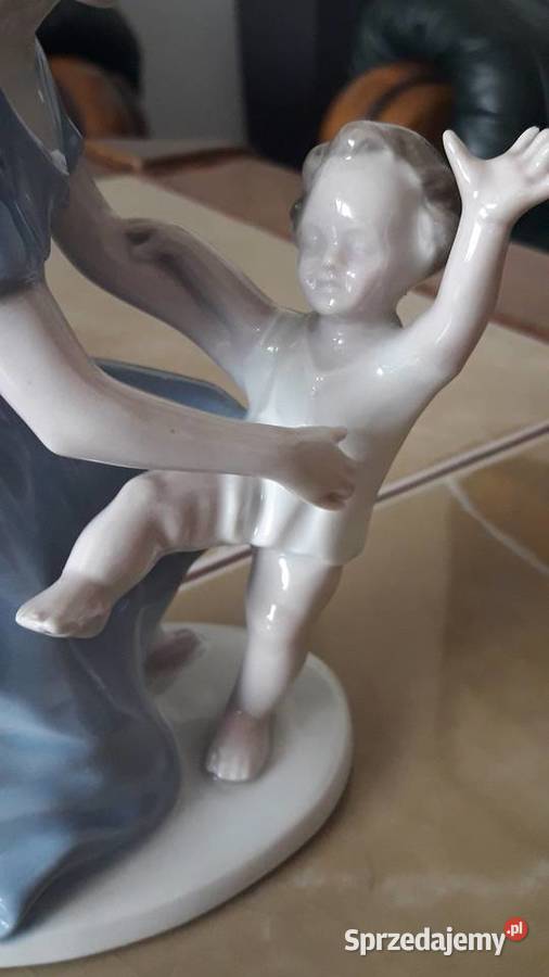 Figurka porcelanowa matczyna miłość Grafenthal Janów Lubelski