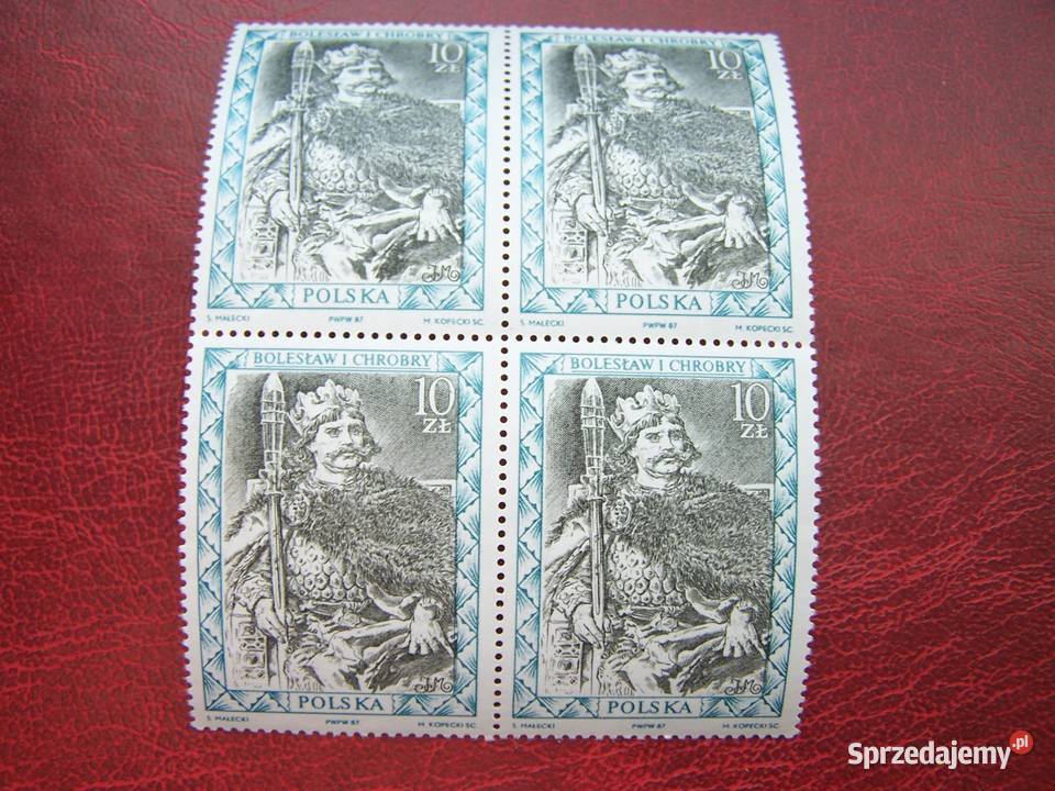 Polska 1987 MNH Poczet Królów B Chrobry 4x Tychy