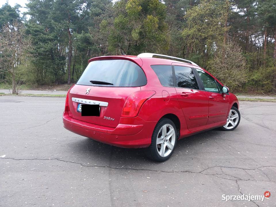Peugeot 308 16 Premium Plus 2009r Salon Polska światła przeciwmgielne 308 Rybnik sprzedam