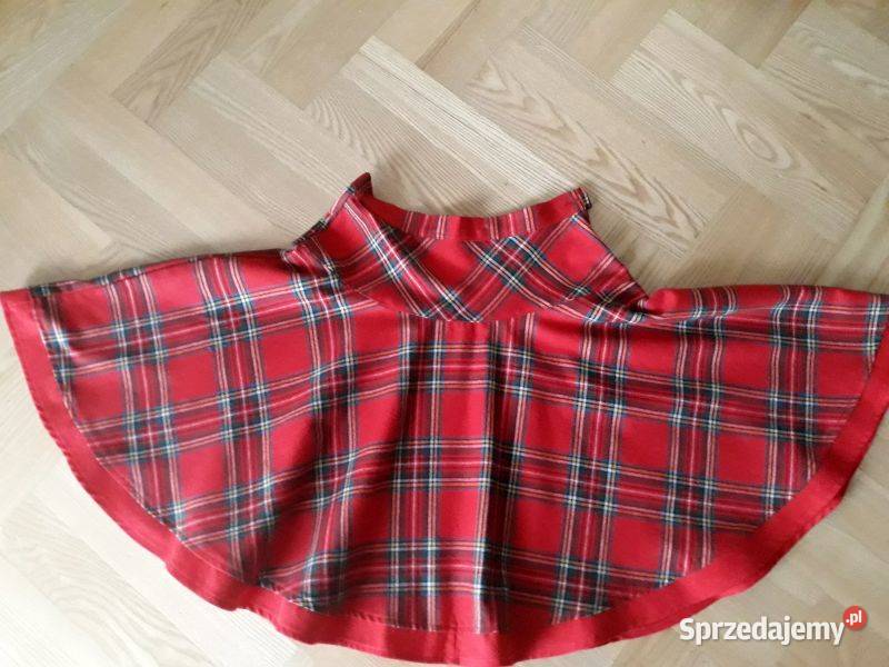 Spódnica w kratę z wełny Benetton Warszawa