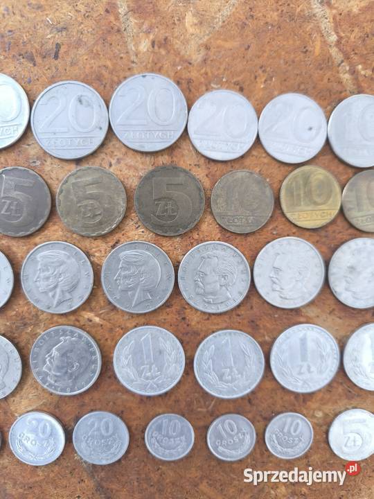 Monety polskie z okresu PRL łącznie 46 sztuk Radomsko sprzedam