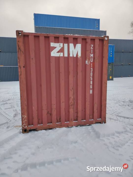 Kontener morski 20 DV 6 metrowy POLKONT Pewny warmińsko-mazurskie Elbląg