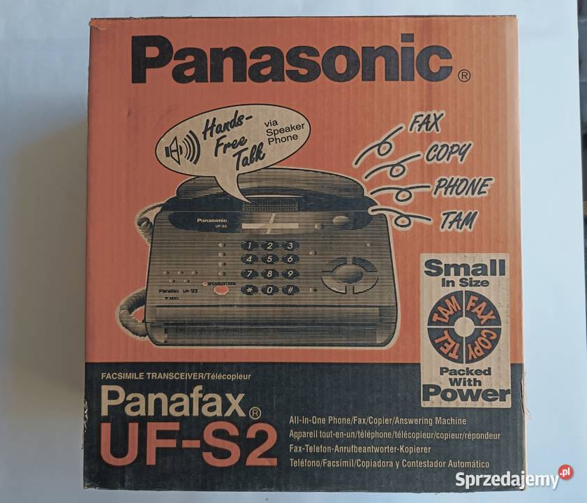 Panafax UFS2YF Panasonic made in Singapore Gdynia
