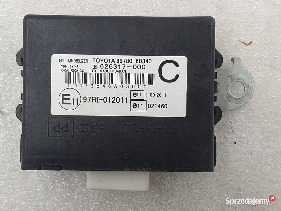 MODUŁ IMMOBILIZER 8978060340 LAND CRUISER 120 osobowe