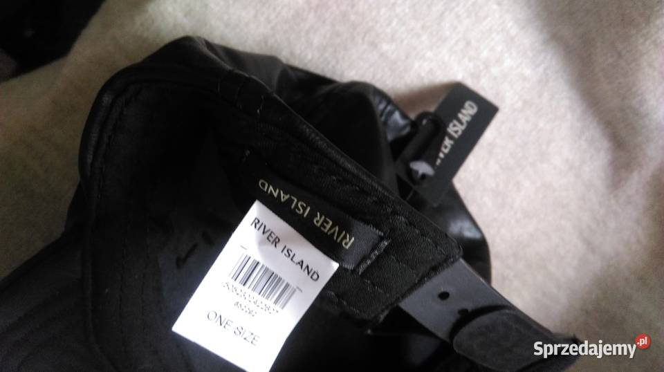 RIVER ISLANDSkórzana czapkaczapeczka z