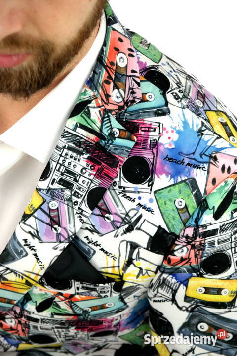 GIOVANNI PERA Marynarka Męska D616 Muzyczna Rozmiar XXL