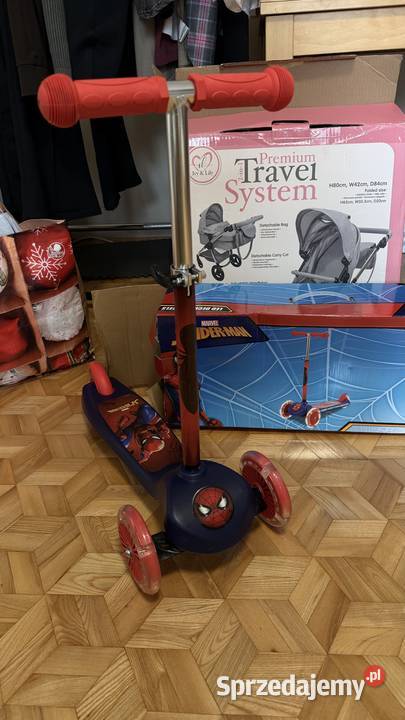 Hulajnoga trójkołowa Mondo Marvel Spiderman Łódź