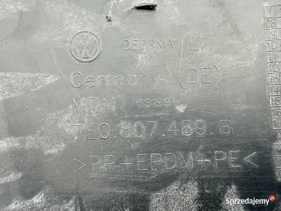 KRATKI ZAŚLEPKI ZDERZAKA VW T5 TRANSPORTER Zderzaki Chwaszczyno