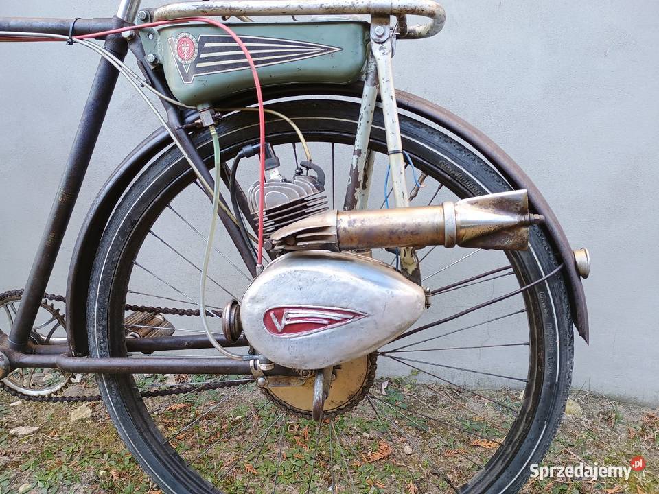 Rower z silnikiem Victoria FM38 zabytkowy