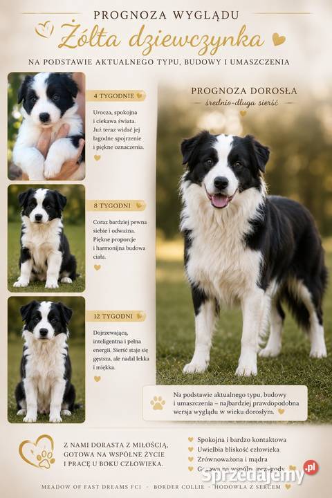 Szczenięta Border Collie FCI przebadanych