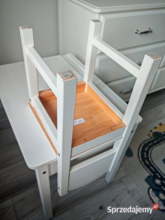 Ikea Sundvik biurko i krzesło IKEA białe zestaw Meble Gorzów Wielkopolski