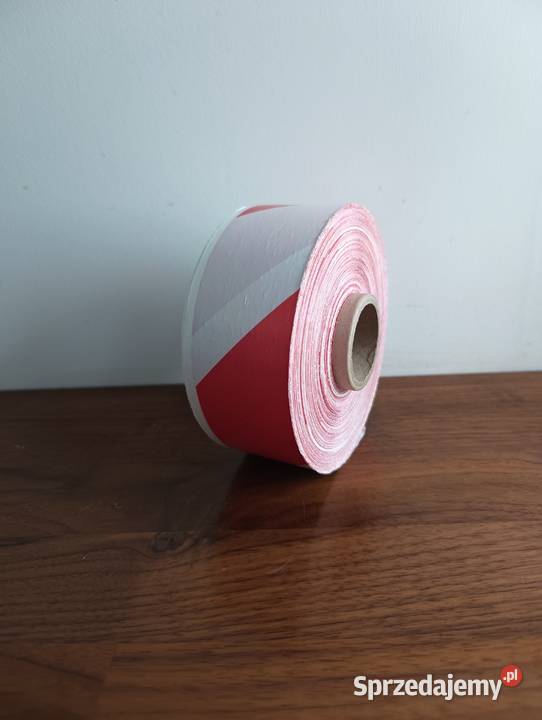 Taśma ostrzegawcza bialo czerwona wygrodzeniowa Wrocław