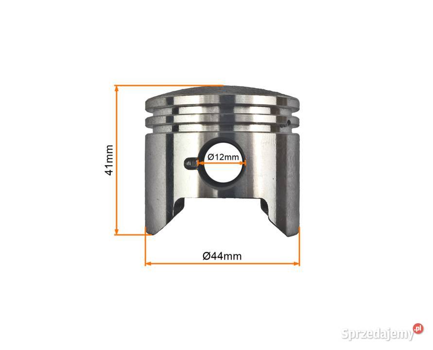 TŁOK CYLINDRA KPL 60CC 44MM POCKET BIKE Części i akcesoria motocyklowe lubelskie