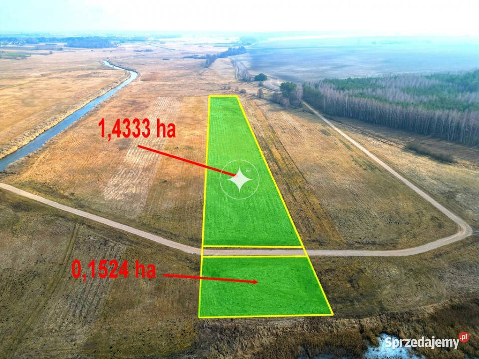 Łąka Horbów Kolonia gm Zalesie pow bialski lubelskie Horbów-Kolonia sprzedam