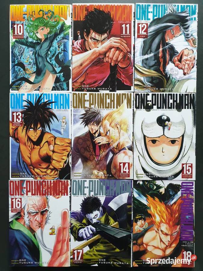 OnePunch Man zestaw 18 tomów Manga Polskie pomorskie