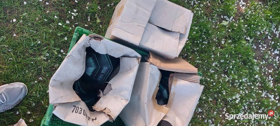 Lampa zewnętrzna 3 sztuki kolor ala miedź Oświetlenie Kielce sprzedam